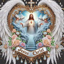 Load image into Gallery viewer, Jesus-Partial Special Diamond Painting-40x40cm
