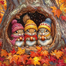 Load image into Gallery viewer, Squirrel-Full Round Diamond Painting-40x40cm
