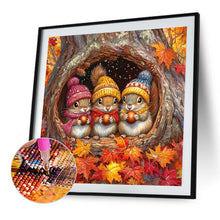 Load image into Gallery viewer, Squirrel-Full Round Diamond Painting-40x40cm
