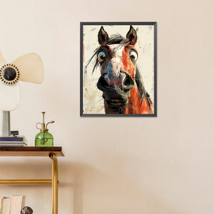 Horse-Full Round Diamond Painting-40x50cm-1510956