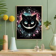 Load image into Gallery viewer, Black Cat-Full Round Diamond Painting-40x50cm-1510960
