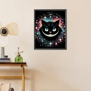 Black Cat-Full Round Diamond Painting-40x50cm-1510960
