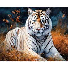Load image into Gallery viewer, Tiger-Full Round Diamond Painting-50x40cm-1511174

