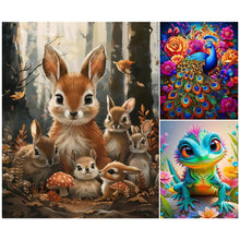 Load image into Gallery viewer, Lizard-Full Round Diamond Painting-40x50cm
