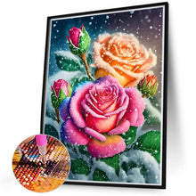 Load image into Gallery viewer, Rose-Full Round Diamond Painting-40x50cm-1511216
