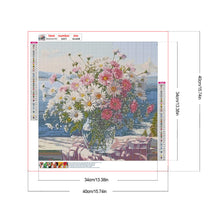 Load image into Gallery viewer, Floral-Full Round Diamond Painting-40x40cm
