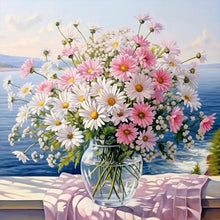 Load image into Gallery viewer, Floral-Full Round Diamond Painting-40x40cm
