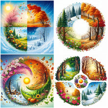 Load image into Gallery viewer, Landscape-Full Round Diamond Painting-40x40cm
