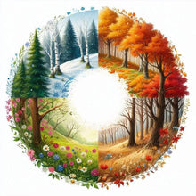 Load image into Gallery viewer, Landscape-Full Round Diamond Painting-40x40cm

