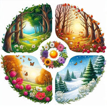 Load image into Gallery viewer, Landscape-Full Round Diamond Painting-40x40cm
