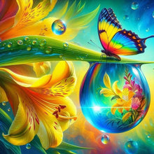 Load image into Gallery viewer, Hummingbirds And Plum Blossoms-Full Round Diamond Painting-30x30cm
