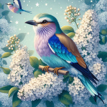 Load image into Gallery viewer, Hummingbirds And Plum Blossoms-Full Round Diamond Painting-30x30cm
