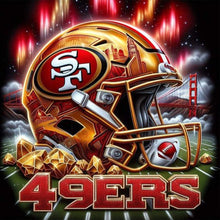Load image into Gallery viewer, San Francisco 49Ers Helmet-Full Round Diamond Painting-40x40cm
