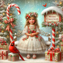 Load image into Gallery viewer, Christmas Snowman And Mailbox-Full Round Diamond Painting-40x40cm
