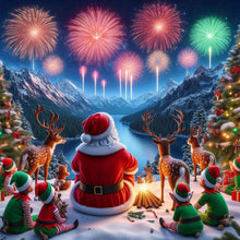 Load image into Gallery viewer, Christmas Snowman And Mailbox-Full Round Diamond Painting-40x40cm
