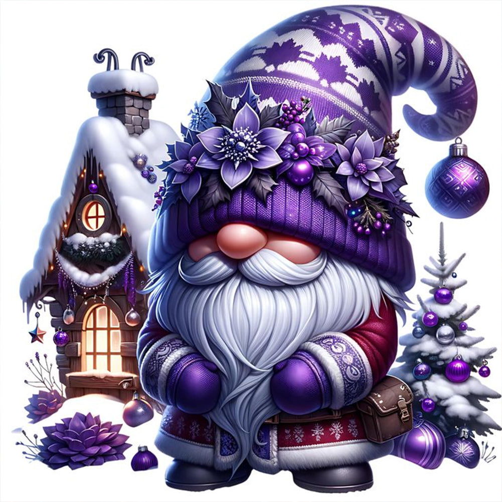Christmas Snowman-Full Round Diamond Painting-30x30cm