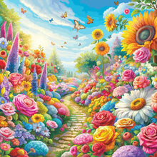 Load image into Gallery viewer, Spring Snowman-Full Round Diamond Painting-30x30cm
