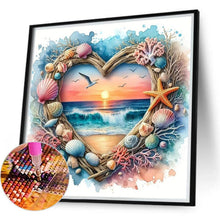 Load image into Gallery viewer, Ocean-Full Round Diamond Painting-40x40cm
