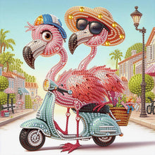 Load image into Gallery viewer, Flamingo-Partial Special Diamond Painting-30x30cm
