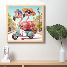Load image into Gallery viewer, Flamingo-Partial Special Diamond Painting-30x30cm
