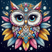Load image into Gallery viewer, Shining Jewelry Butterfly-Full Round Diamond Painting-40x40cm
