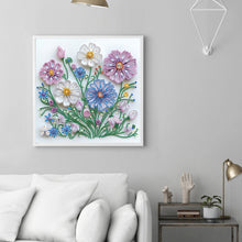 Load image into Gallery viewer, Flower-Partial Special Diamond Painting-30x30cm
