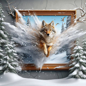 Run Out Of The Frame Hummingbird-Full Round Diamond Painting-40x40cm