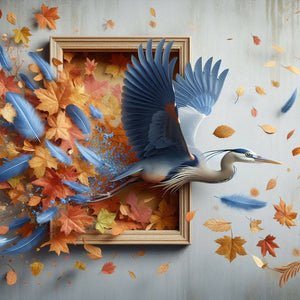 Run Out Of The Frame Hummingbird-Full Round Diamond Painting-40x40cm