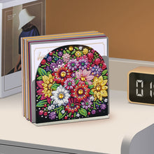 Load image into Gallery viewer, Flowers-Diamond Painting Napkin Rack
