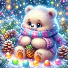 Load image into Gallery viewer, Winter Owl-Full Round Diamond Painting-30x30cm
