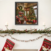 Load image into Gallery viewer, Christmas-Full Round Diamond Painting-40x40cm
