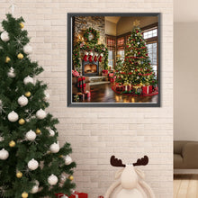 Load image into Gallery viewer, Christmas-Full Round Diamond Painting-40x40cm
