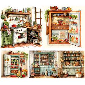 Warm Cabinet-Full Round Diamond Painting-40x40cm