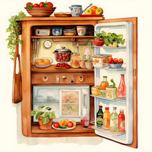 Load image into Gallery viewer, Warm Cabinet-Full Round Diamond Painting-40x40cm
