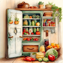 Load image into Gallery viewer, Warm Cabinet-Full Round Diamond Painting-40x40cm
