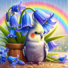 Load image into Gallery viewer, Animals And Flowers-Full Round Diamond Painting-40x40cm
