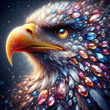 Load image into Gallery viewer, Gemstone Eagle-Full Round Diamond Painting-30x30cm
