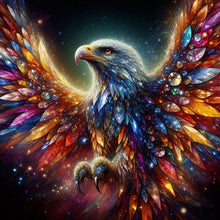 Load image into Gallery viewer, Gemstone Eagle-Full Round Diamond Painting-30x30cm
