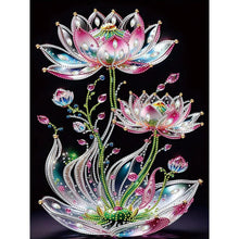 Load image into Gallery viewer, Lotus-Partial Special Diamond Painting-30x40cm
