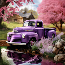 Load image into Gallery viewer, Village Train Scenery-Full Round Diamond Painting-30x30cm
