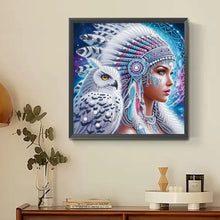 Load image into Gallery viewer, Indian Girl-Partial Special Diamond Painting-30x30cm
