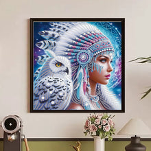 Load image into Gallery viewer, Indian Girl-Partial Special Diamond Painting-30x30cm
