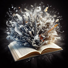 Load image into Gallery viewer, Note Book-Full Round Diamond Painting-30x30cm
