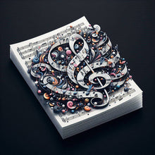 Load image into Gallery viewer, Note Book-Full Round Diamond Painting-30x30cm
