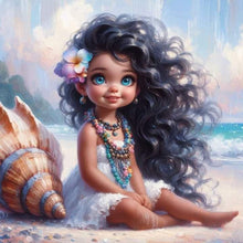 Load image into Gallery viewer, Life of Pets Girl-Full Round Diamond Painting-30x30cm
