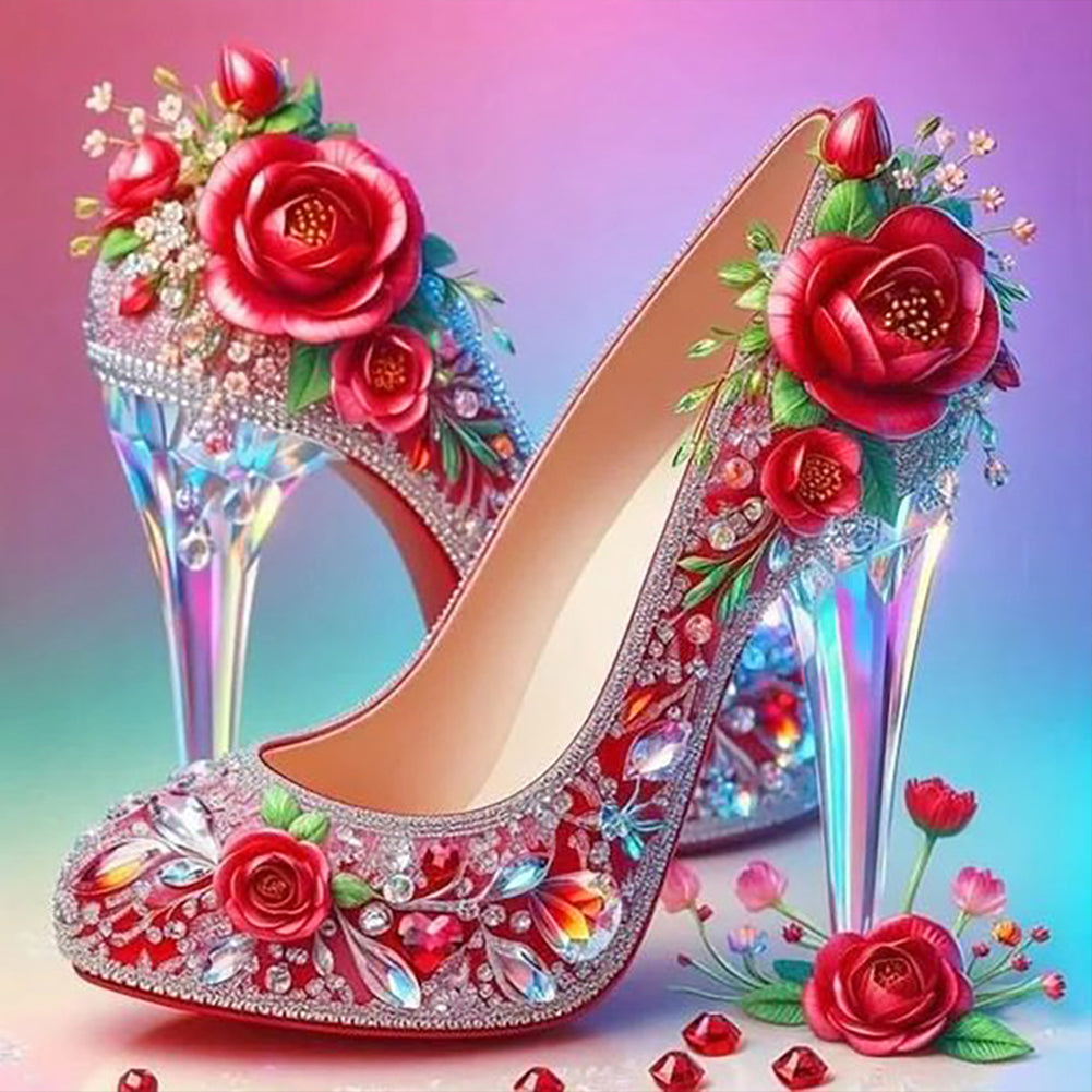 Dream High Heels-Full Round Diamond Painting-40x40cm