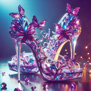 Dream High Heels-Full Round Diamond Painting-40x40cm