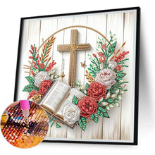 Load image into Gallery viewer, Cross-Partial Special Diamond Painting-30x30cm
