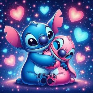 Stitch-Full Round Diamond Painting-40x40cm