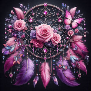 Dream Catcher-Full Round Diamond Painting-30x30cm
